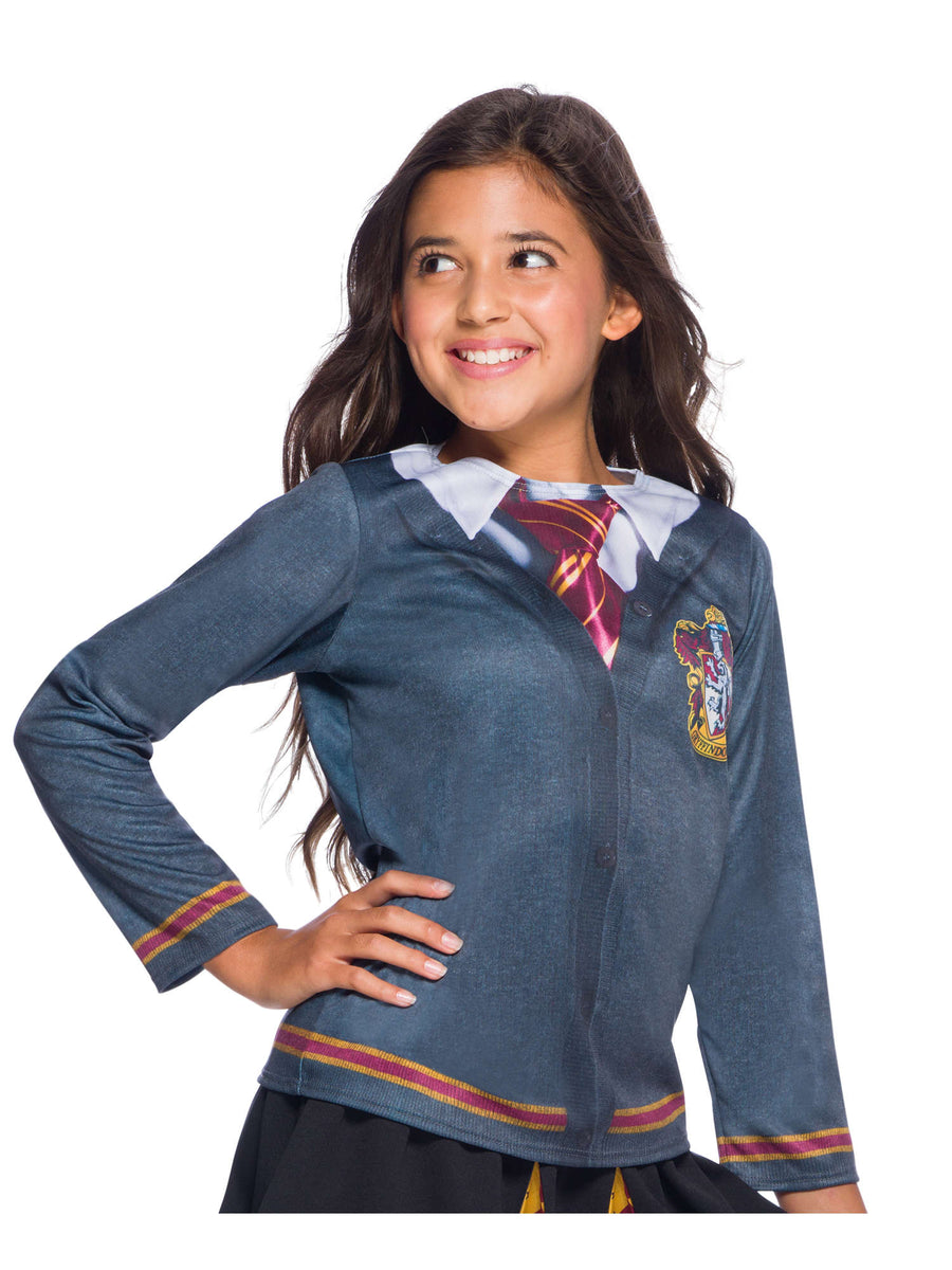 Gryffindor Grey Top Kids Harry Potter Costume_1