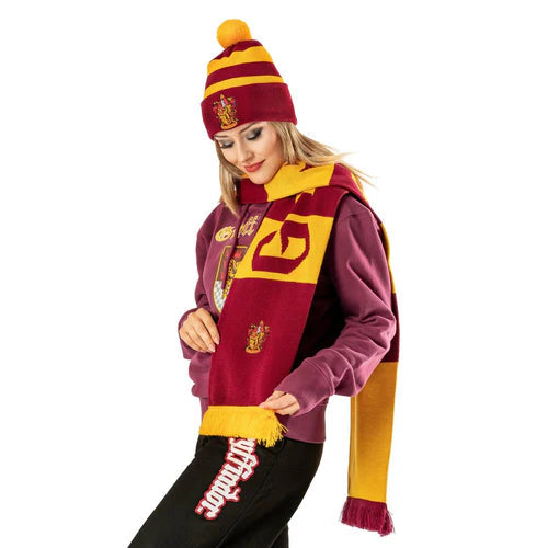 Gryffindor Long Length Embroidered Harry Potter Scarf Adult 1