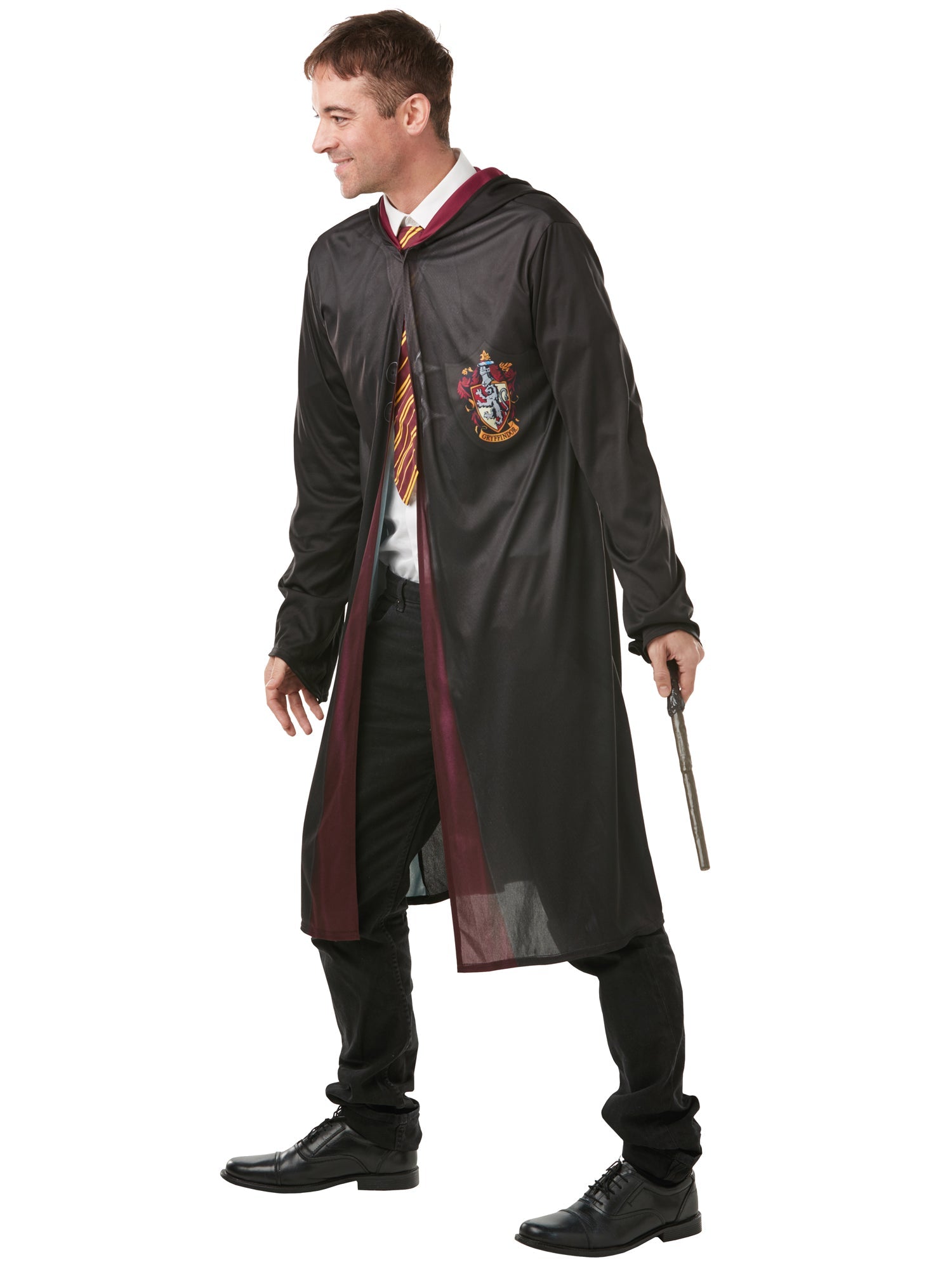 Gryffindor Robe Adults Costume Glasses Wand Harry Potter 2