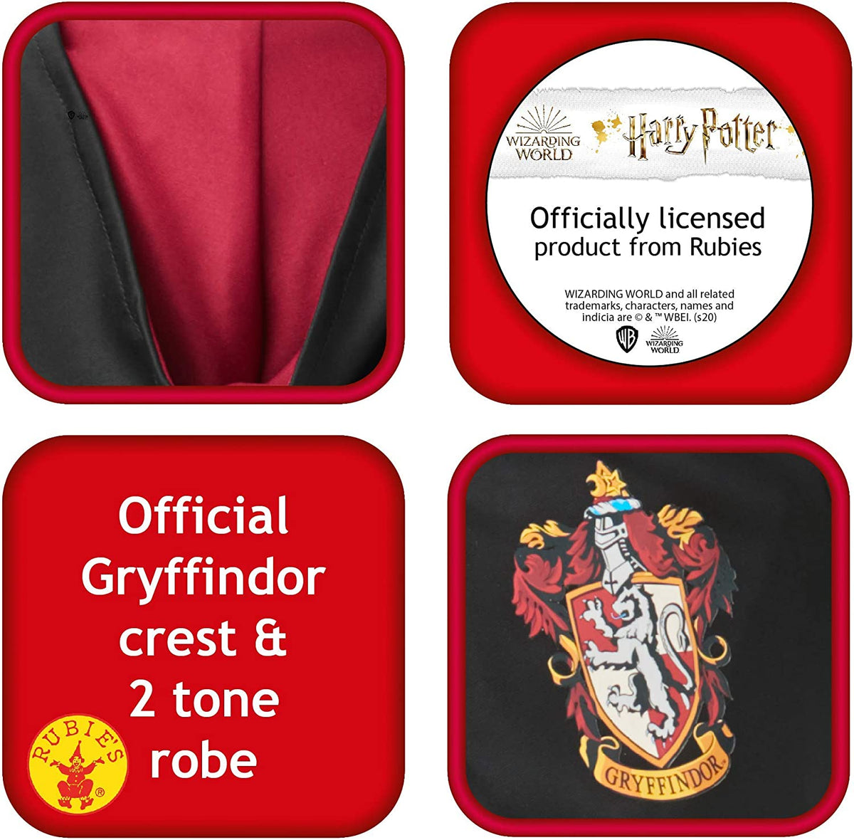 Gryffindor Robe Child Costume 7