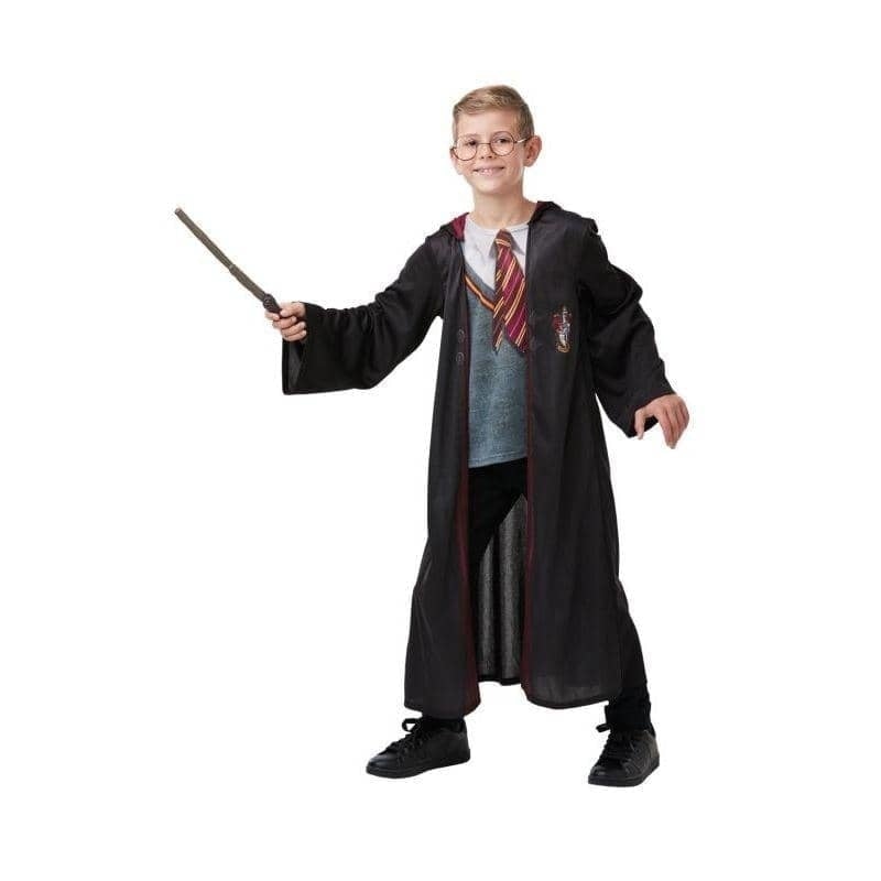 Gryffindor Robe Kids Costume Glasses Wand Harry Potter_1