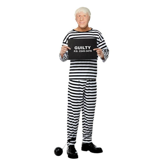Guilty Politician Costume and Mask Bundle Adult White 1