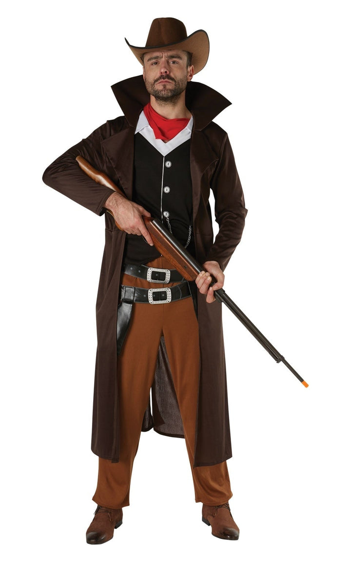Gunslinger Costume Cowboy Mens Wild West_1