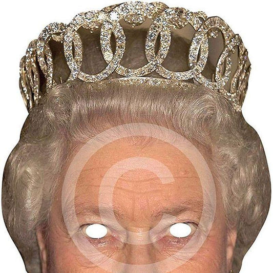 H Medium Queen Card Face Mask Plastic Masks Female 1