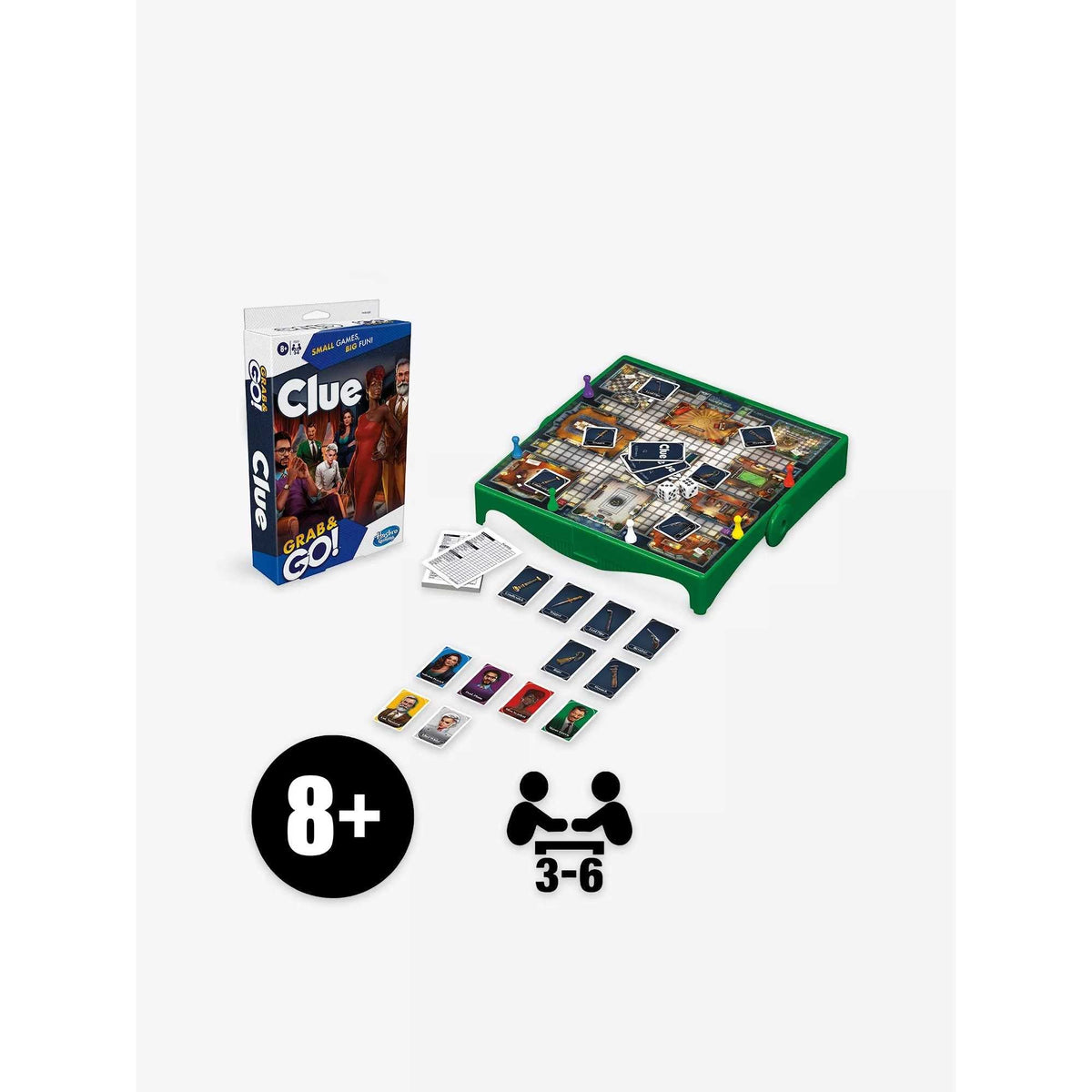 Clue Grab and Go Board Game by Hasbro UK 2