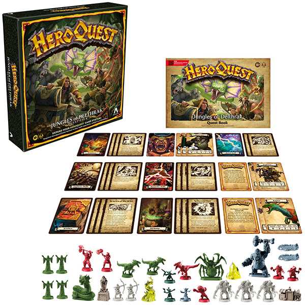 HeroQuest Jungles of Delthrak Board Game by Avalon Hill 1