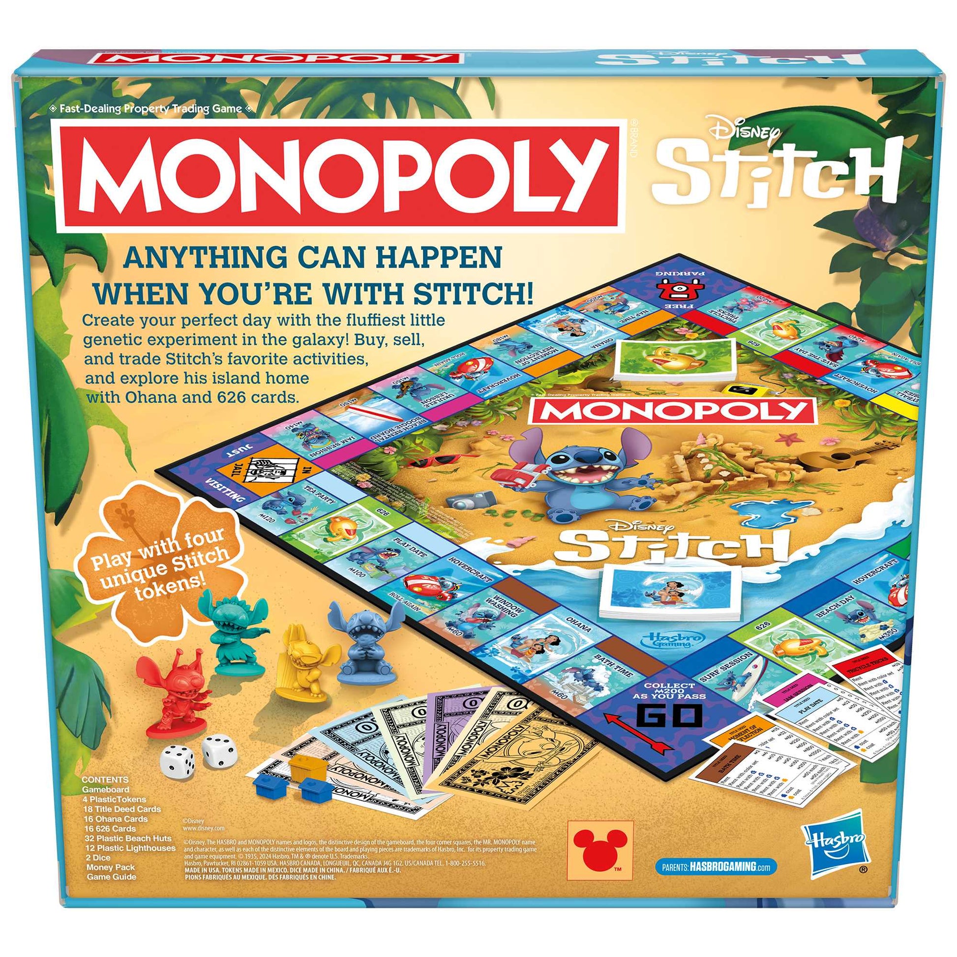 Monopoly Disney Stitch Edition Board Game by Hasbro UK 3