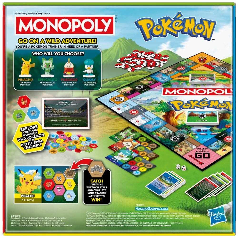 Monopoly Pokemon Board Game by Hasbro UK 3