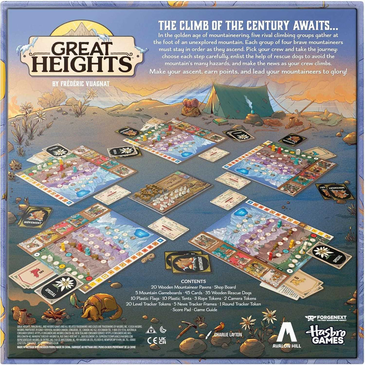 Great Heights Board Game by Avalon Hill 3