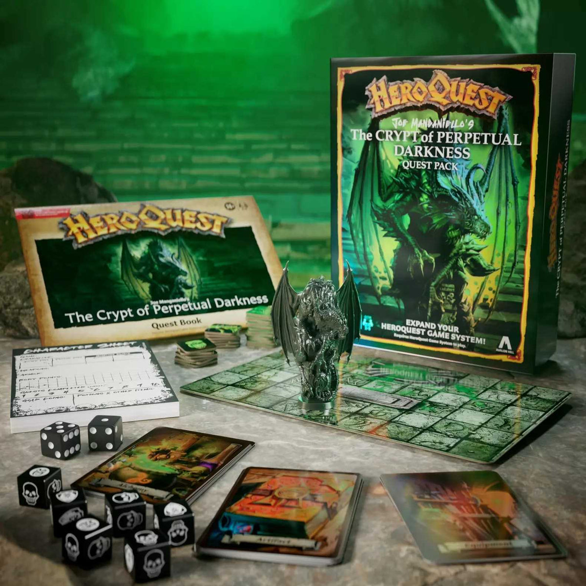 HeroQuest Crypt Of Perpetual Darkness Board Game by Avalon Hill 3
