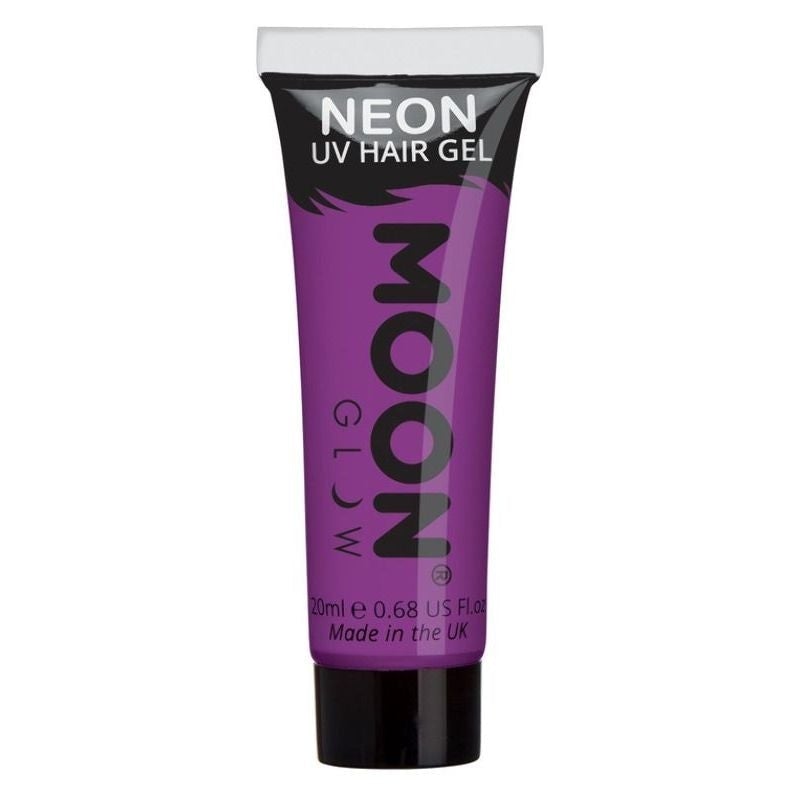 Hair Gel Moon Glow Intense Neon UV Adult Single 20ml Costume Make Up 5