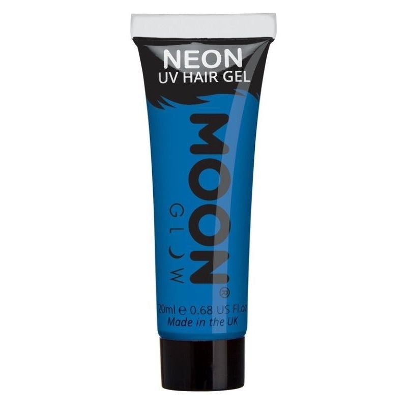 Hair Gel Moon Glow Intense Neon UV Adult Single 20ml Costume Make Up 1
