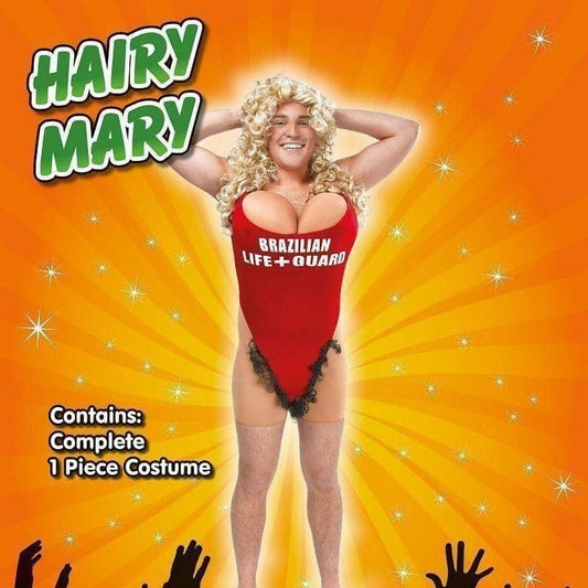 Hairy Mary Adult Lifeguard Costume 2