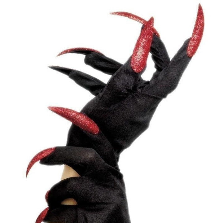 Halloween Gloves Adult Black_1 sm-25217