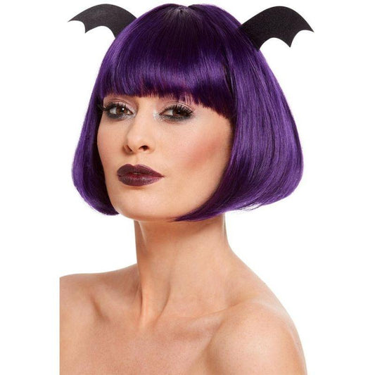 Halloween Party Bob Wig Adult Purple 1