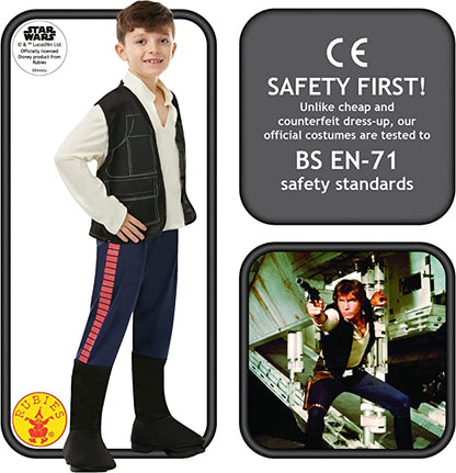 Han Solo Deluxe Costume Kids Star Wars Smuggler 3