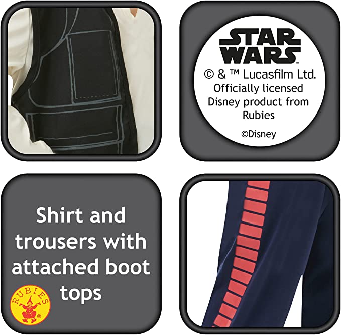 Han Solo Deluxe Costume Kids Star Wars Smuggler 4