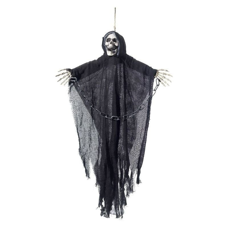Hanging Reaper Skeleton Decoration Adult Black_1