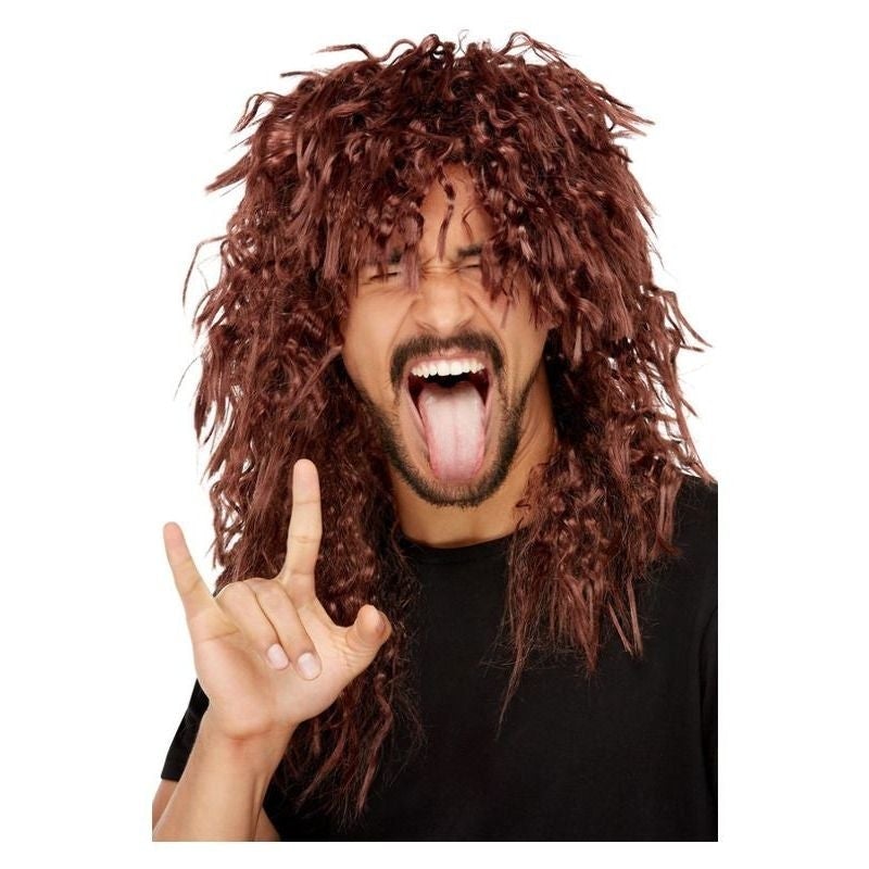 Hard Rocker Wig Brown Tousled Hair 1