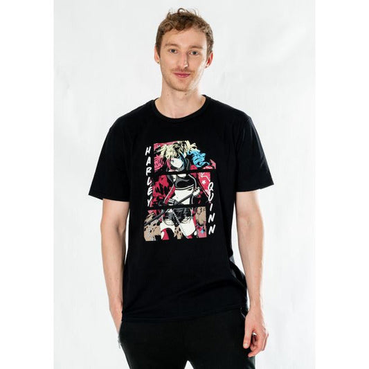 Harley Quinn Black Adult Anime Comic T-shirt DC 2
