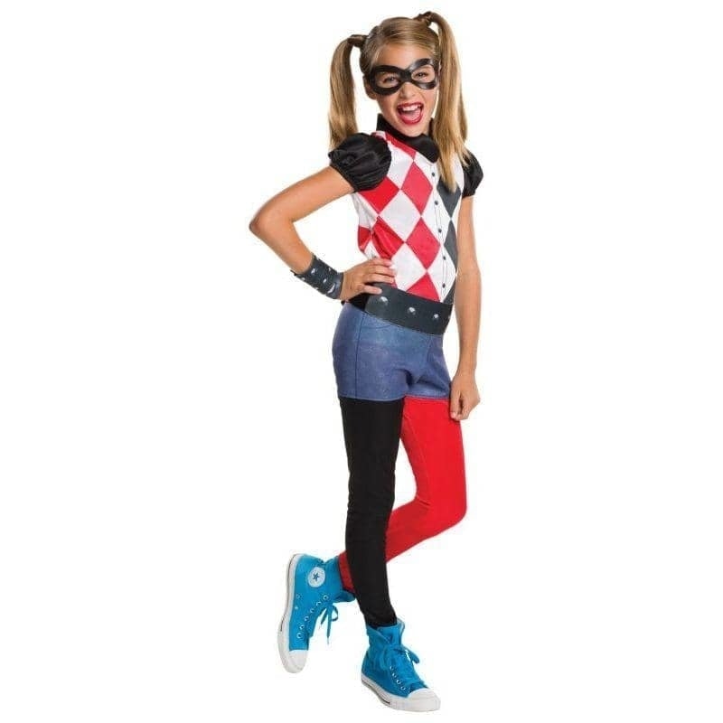 Harley Quinn Costume Kids DC Superhero Girls 2