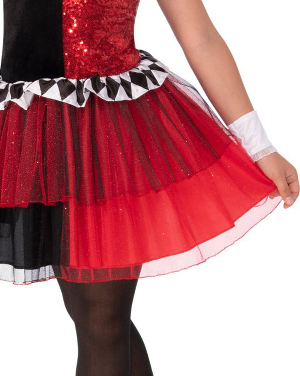 Harley Quinn Costume Girls Deluxe Tutu DC Comics 2