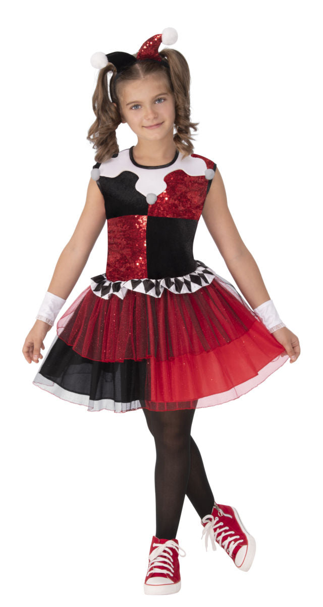 Harley Quinn Costume Girls Deluxe Tutu DC Comics 1