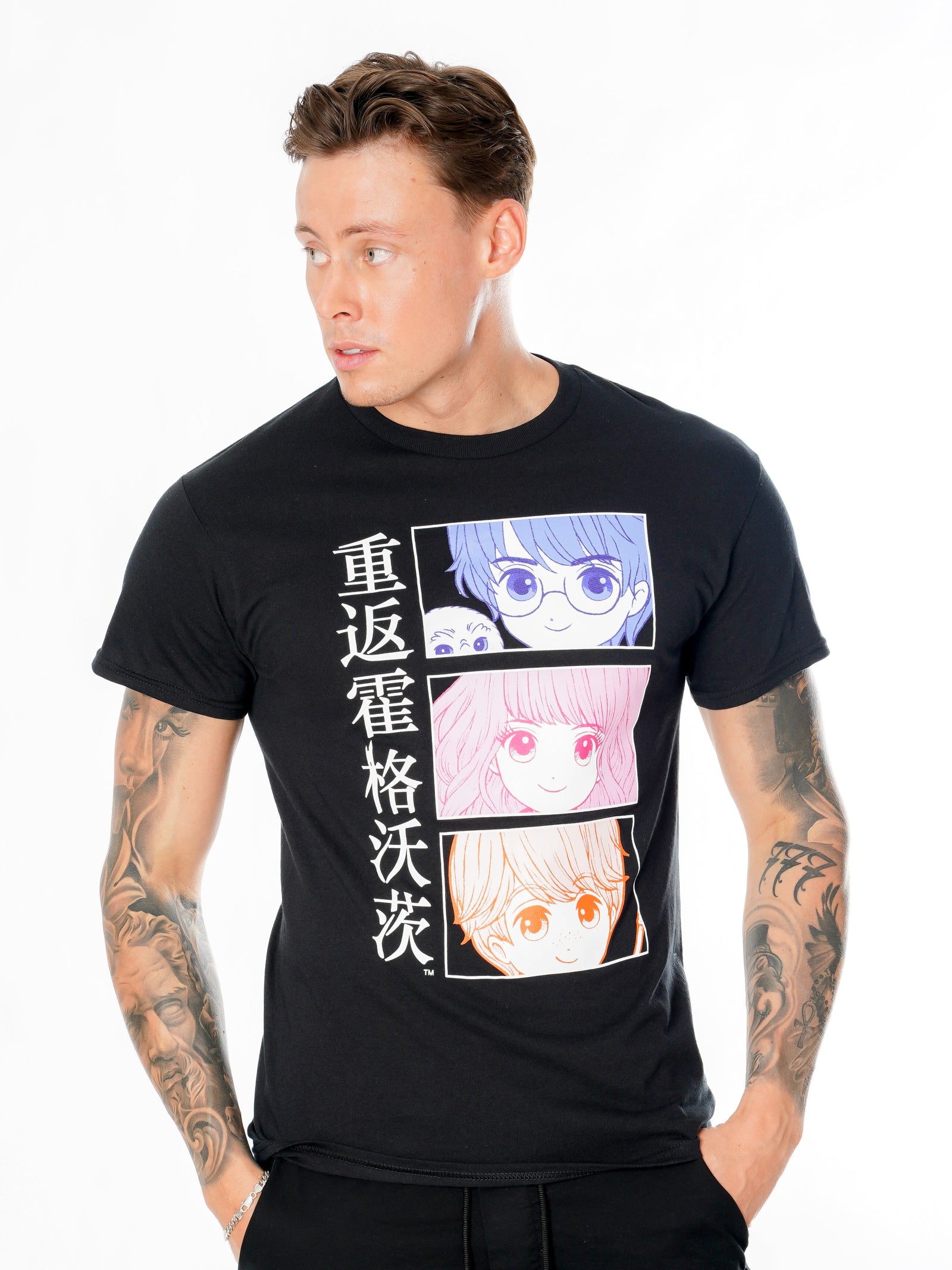 Harry Potter Anime Hogwarts T Shirt 2