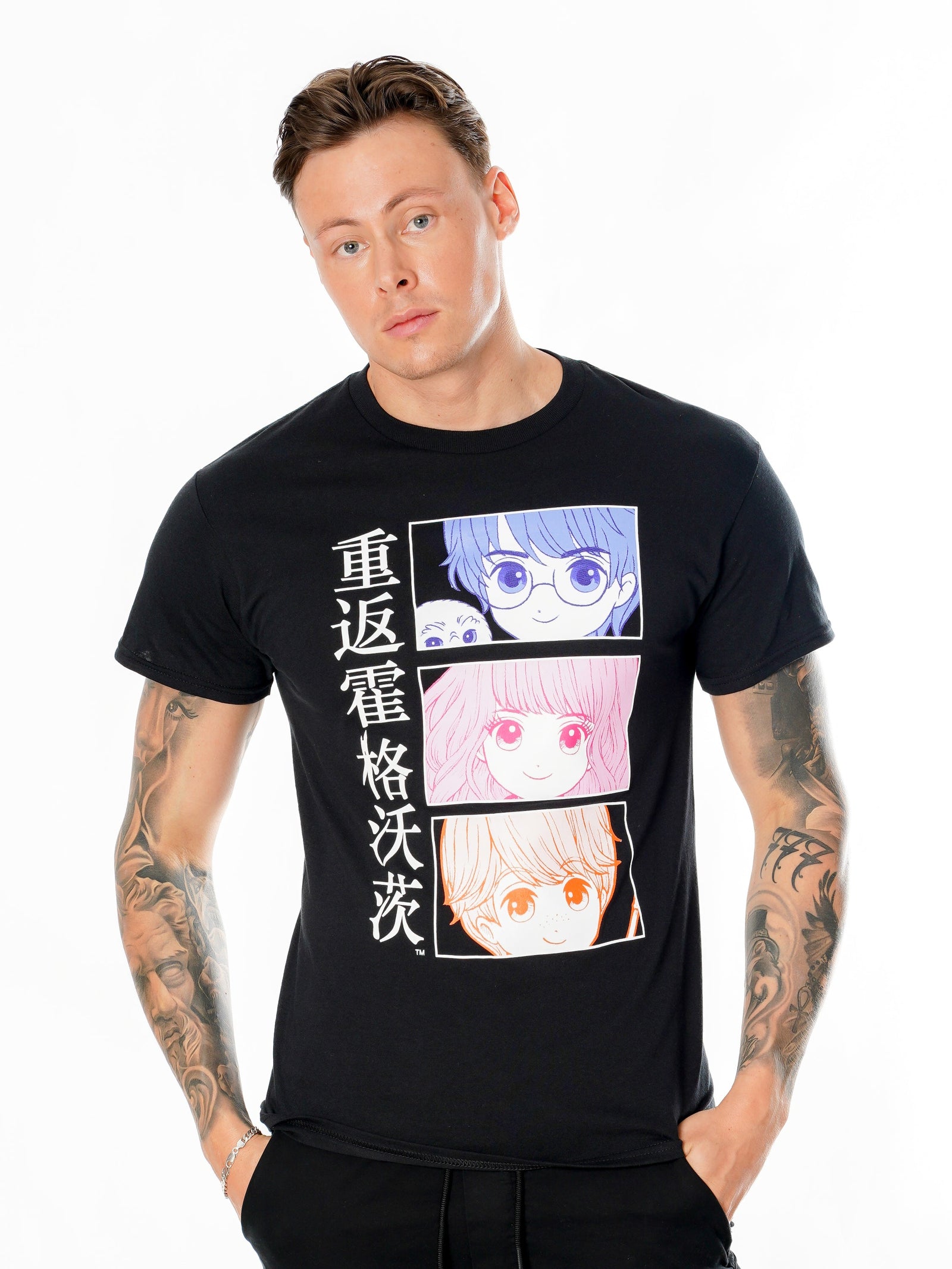 Harry Potter Anime Hogwarts T Shirt 1
