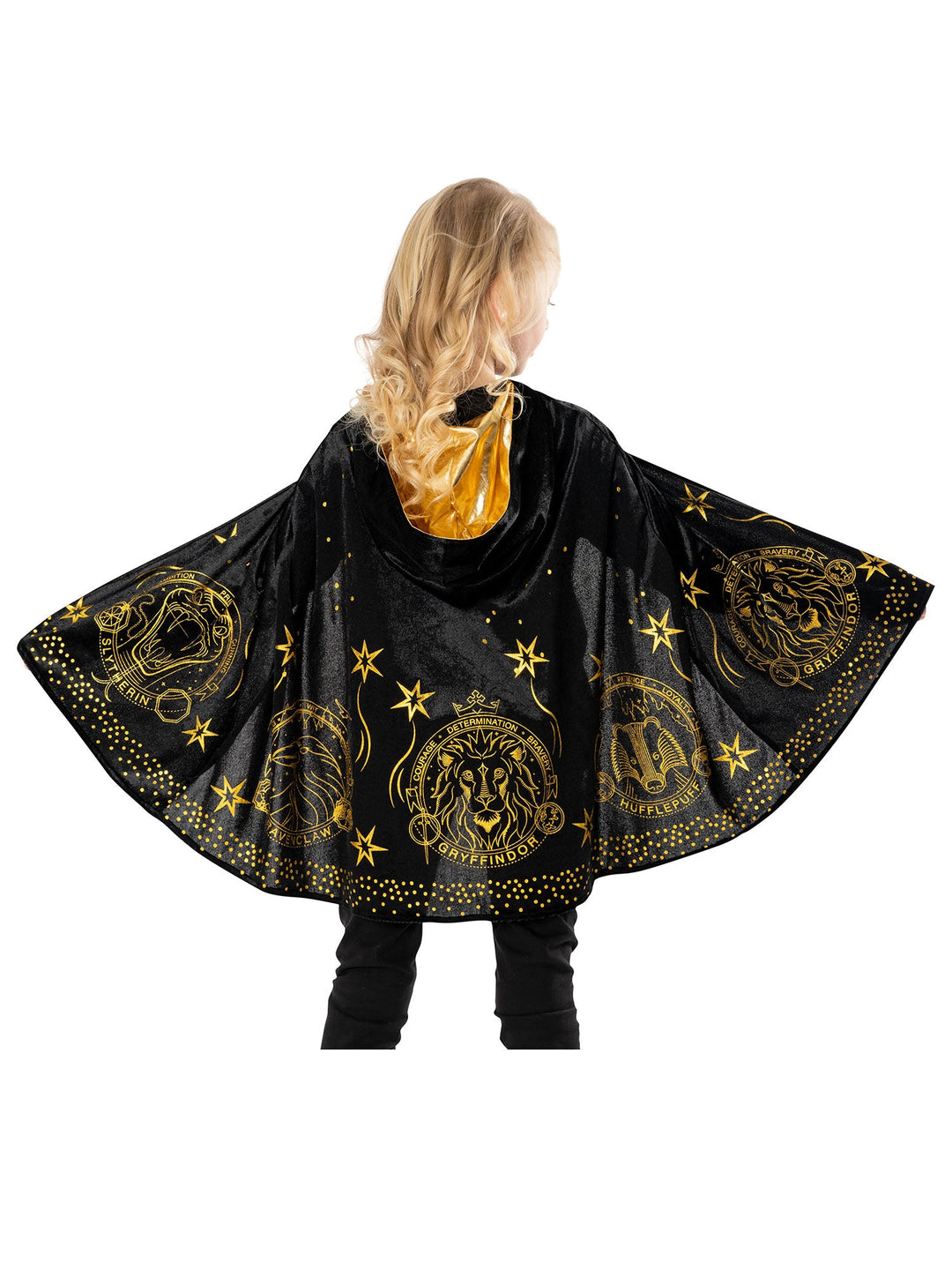 Harry Potter Gold Childrens Cape Harry Potter Gold Childrens Cape