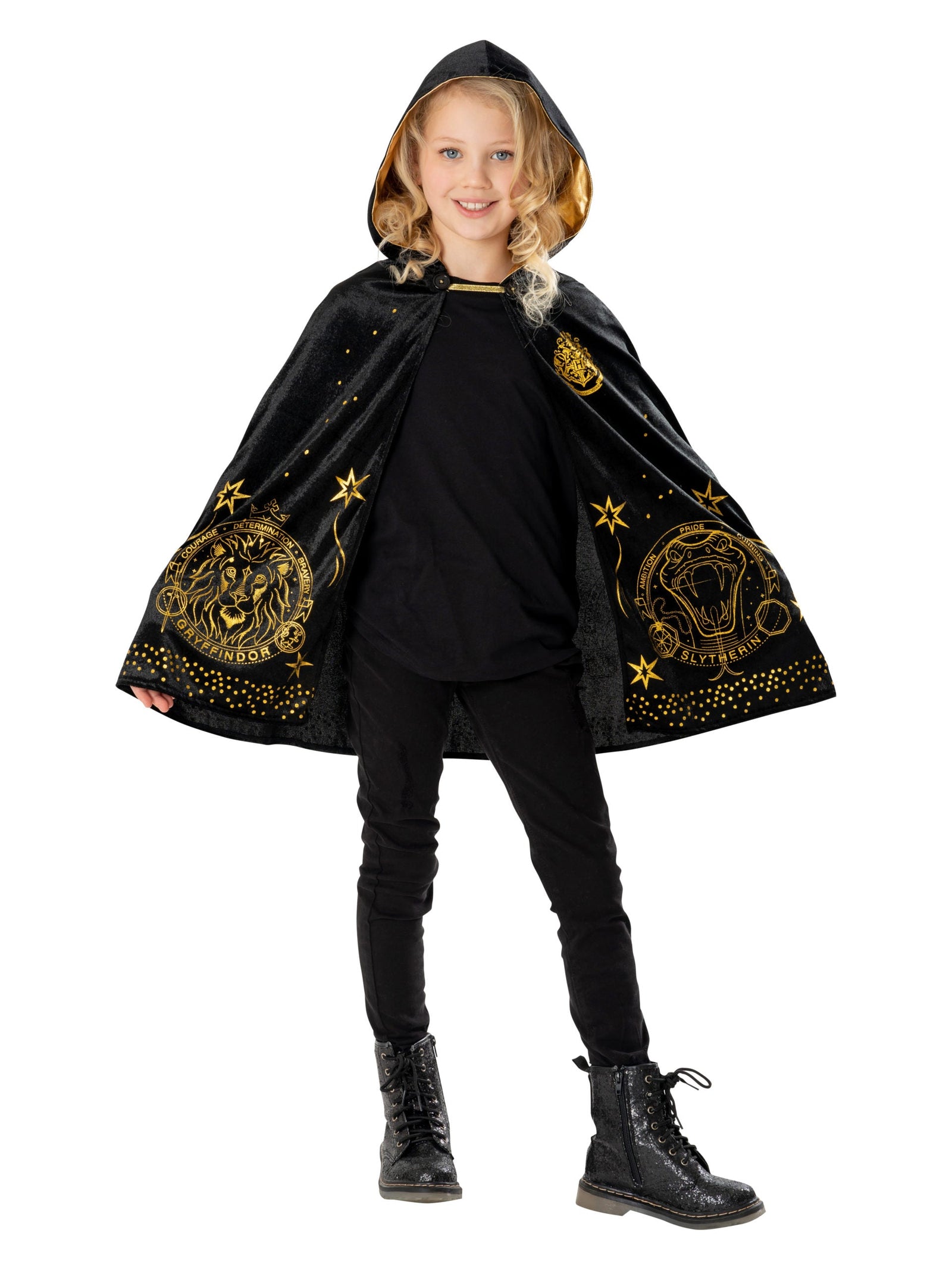 Harry Potter Gold Cape Childrens Wizarding World 1