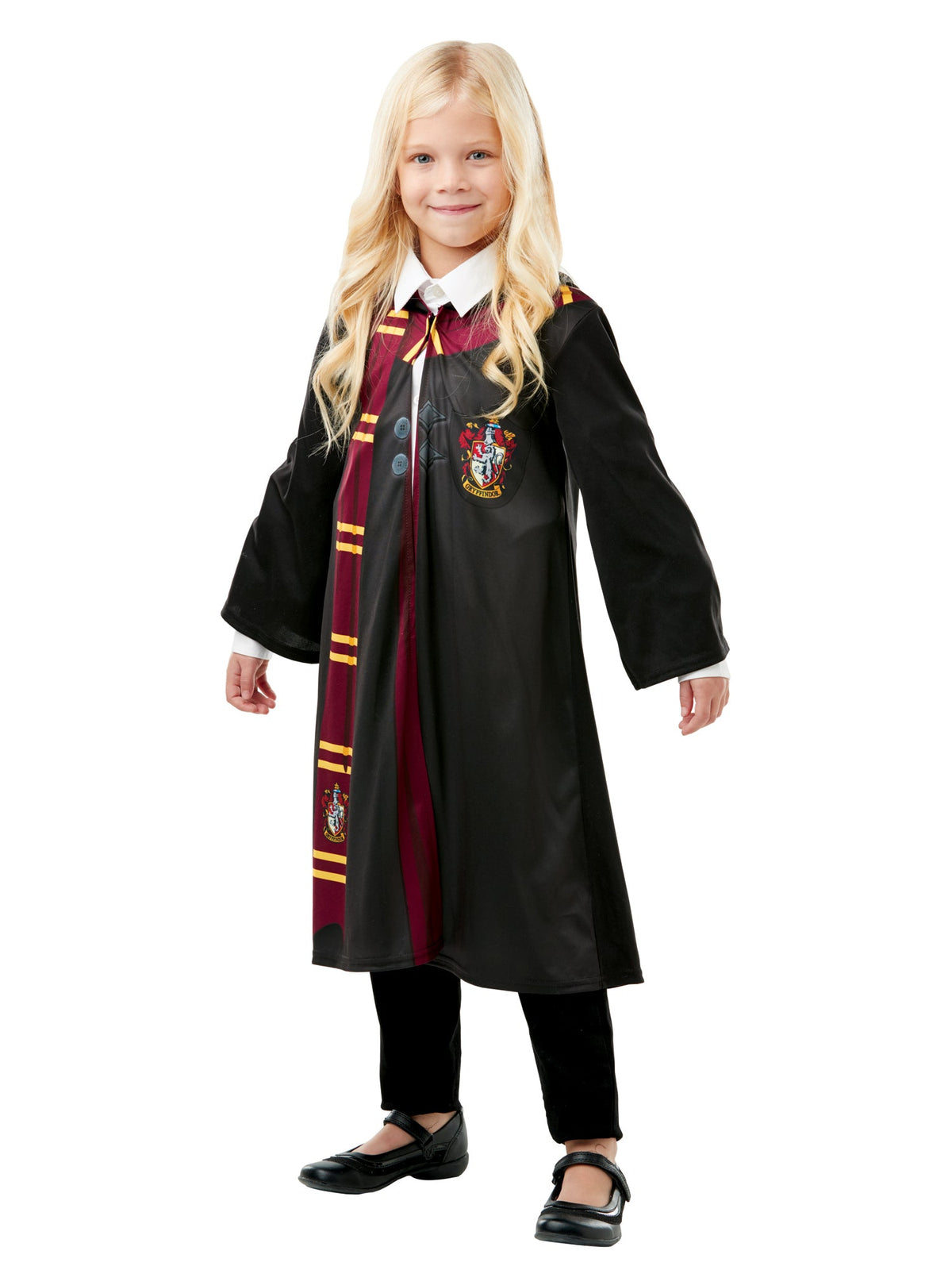Harry Potter Gryffindor Printed Robe Kids Costume 3