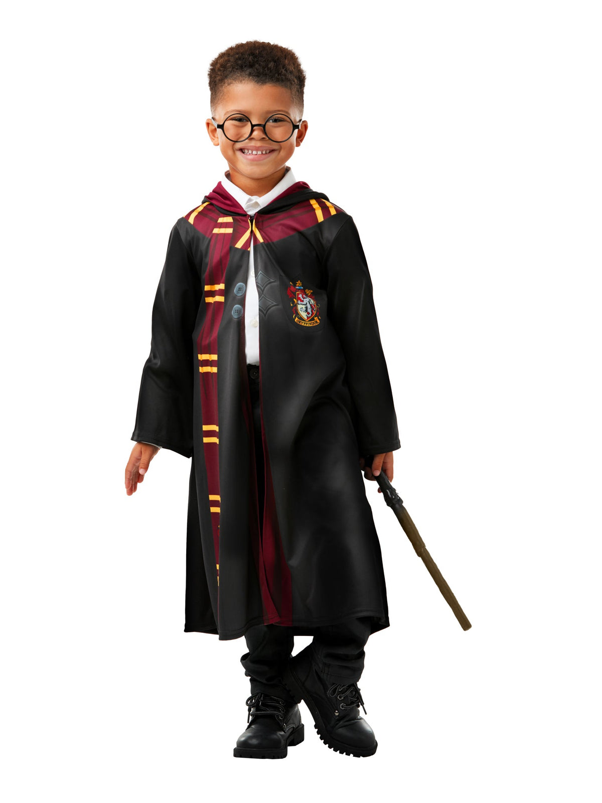 Harry Potter Gryffindor Printed Robe Kids Costume 4