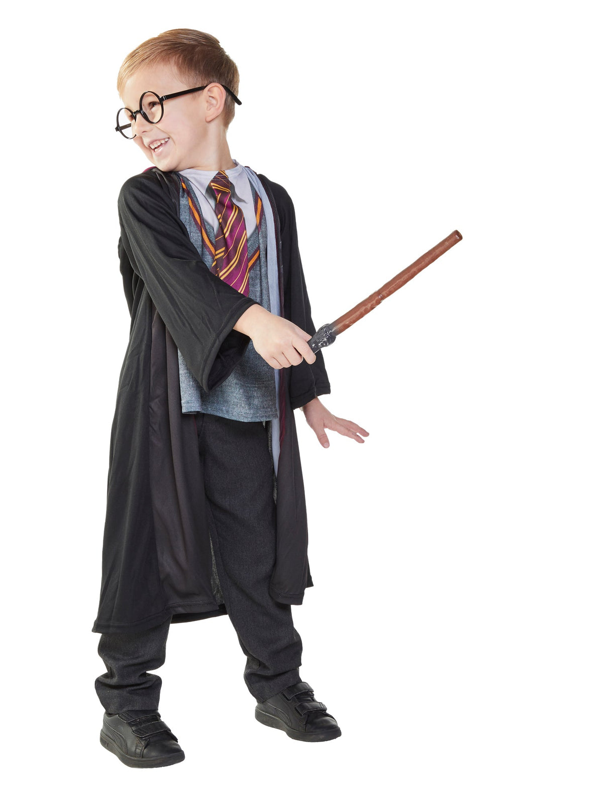 Harry Potter Gryffindor Robe Kids Costume Glasses Wand 3