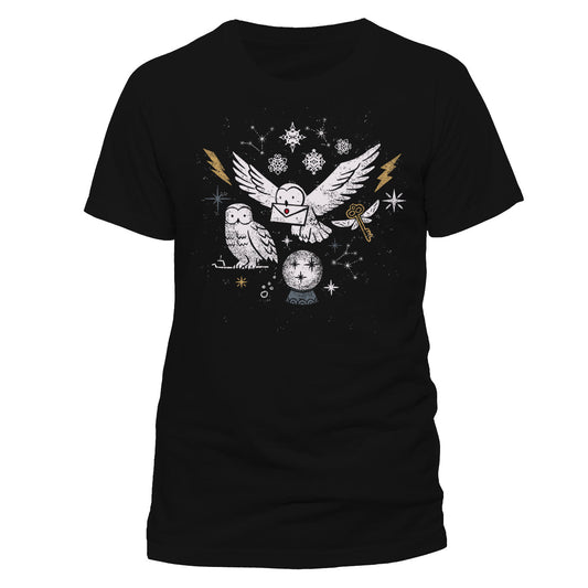 Harry Potter Hedwig Magical Xmas Unisex T-Shirt Adult 1