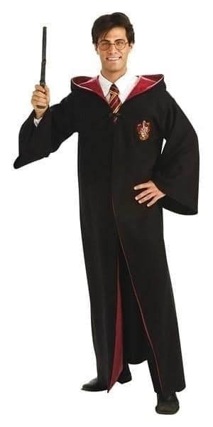 Harry Potter Mens Deluxe Hogwarts Gryffindor Wizard Robe_1