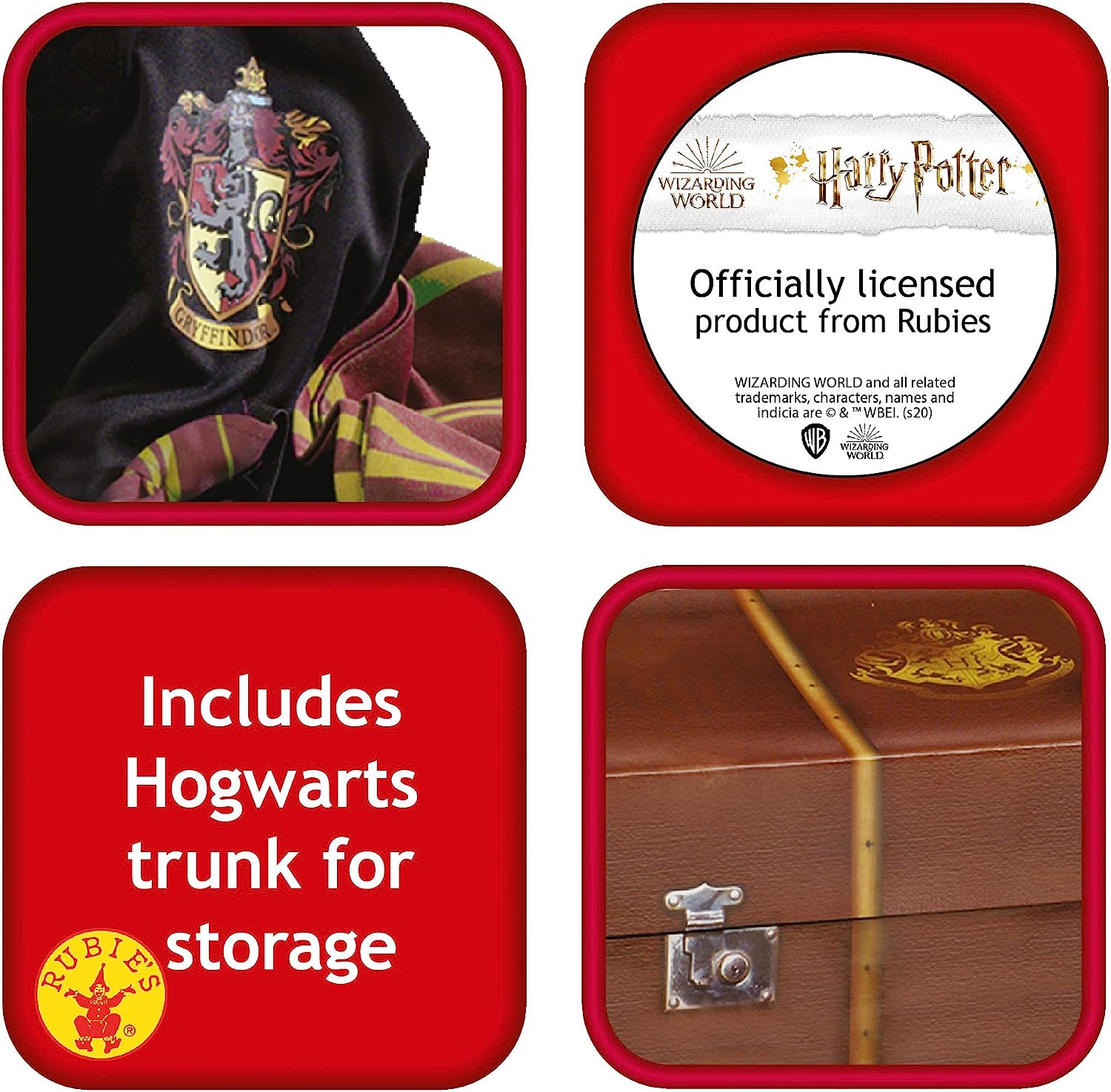 Harry Potter Trunk Dress Up Kit Age 5-10 Years 3