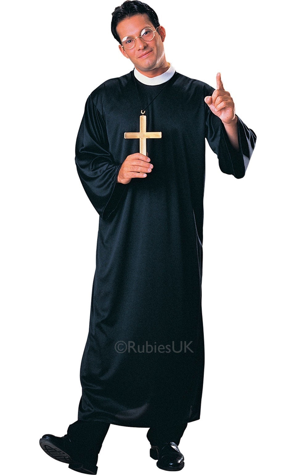 Haunted House Adult Priest Costume Robes_1