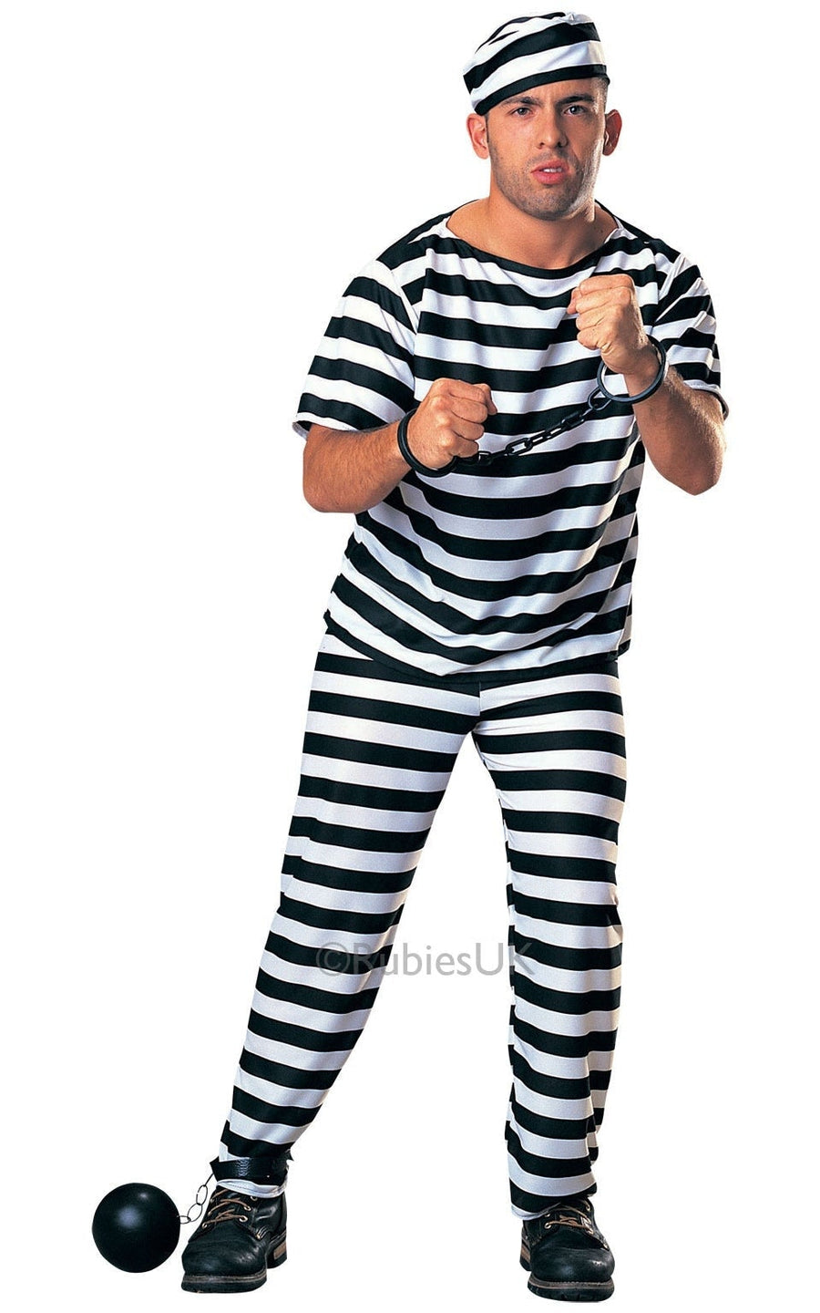 Haunted House Adult Prisoner Man Costume_1