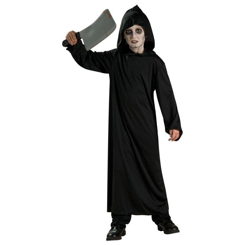 Haunted House Childs Black Horror Robe 1