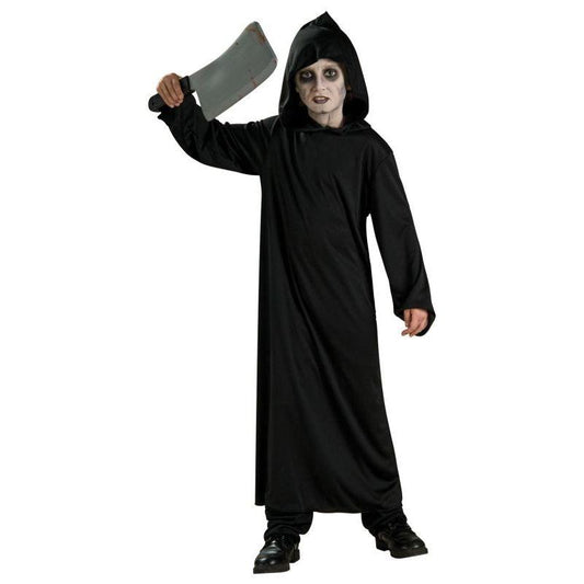 Haunted House Childs Black Horror Robe 1