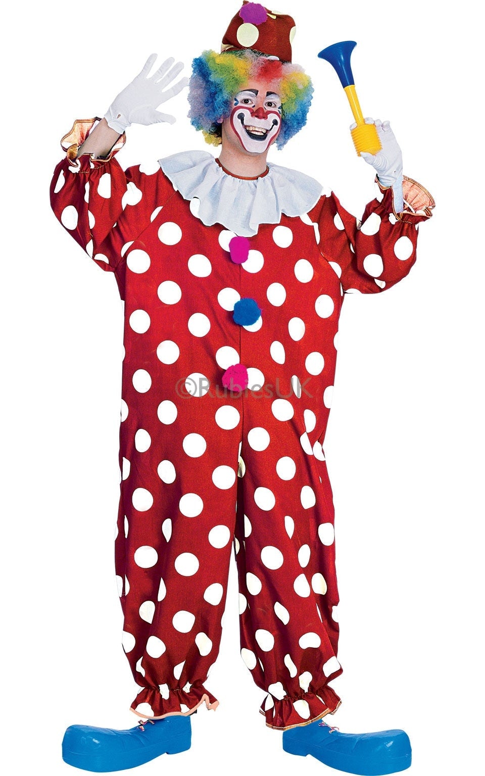 Haunted House Dotted Clown Costume 1