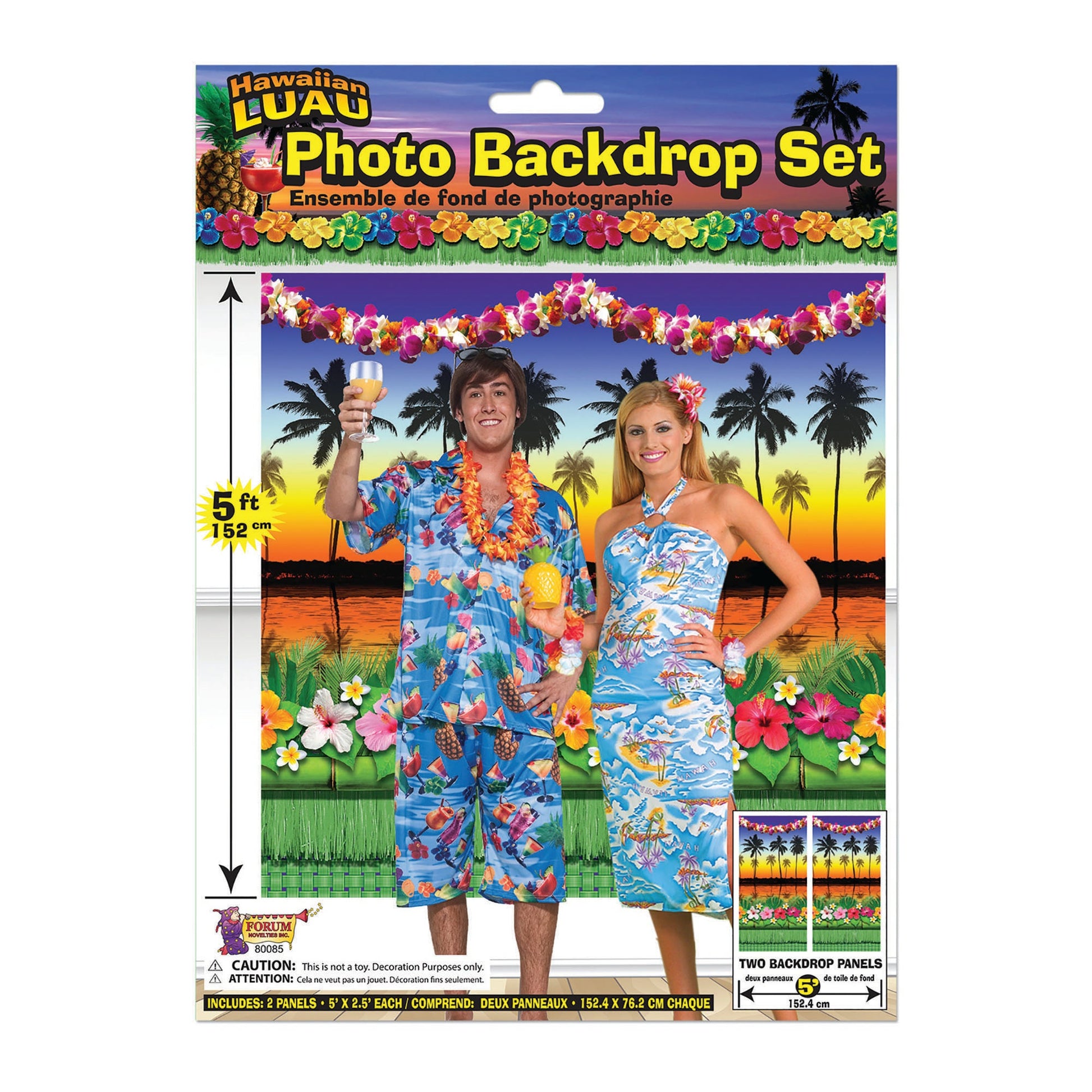 Hawaiian Back Drop 2pc 1