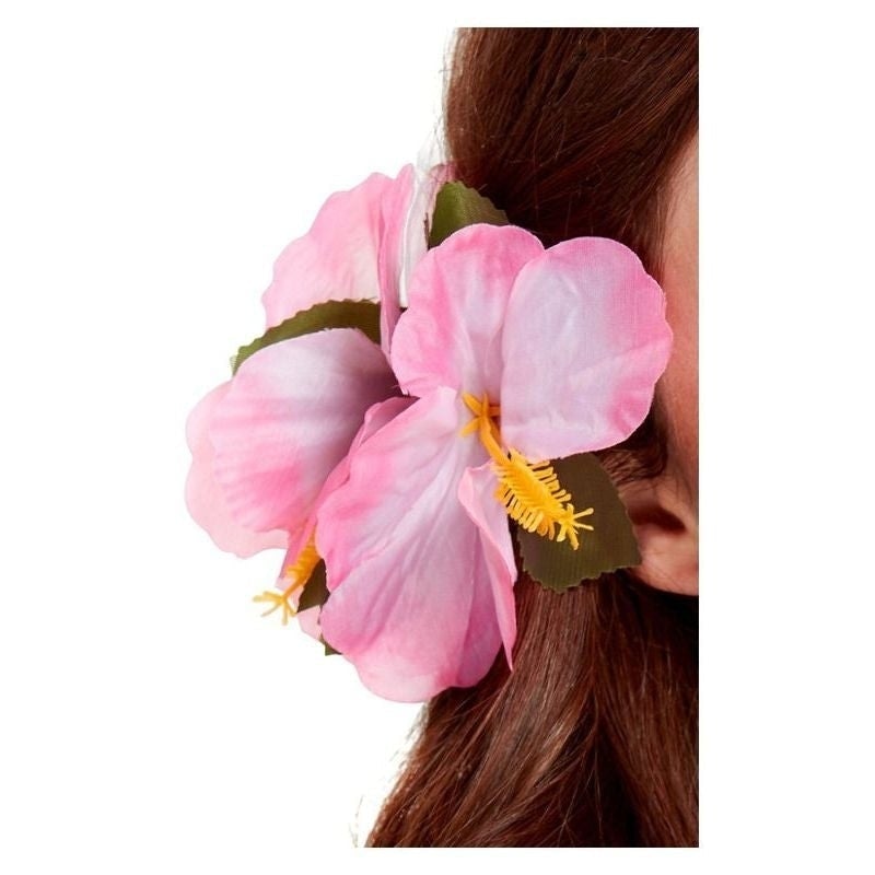 Size Chart Hawaiian Flower Hair Clip Adult Purple