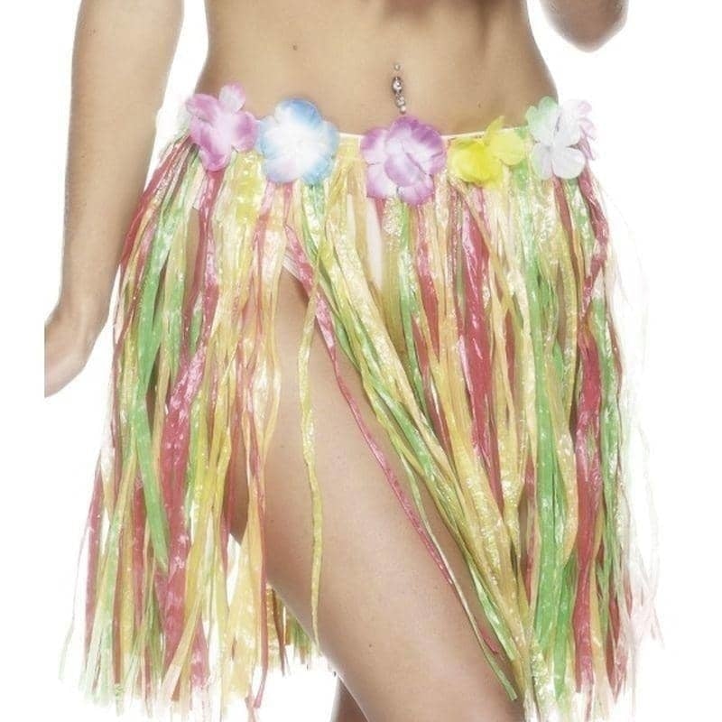 Hawaiian Hula Skirt Adult Multi_1