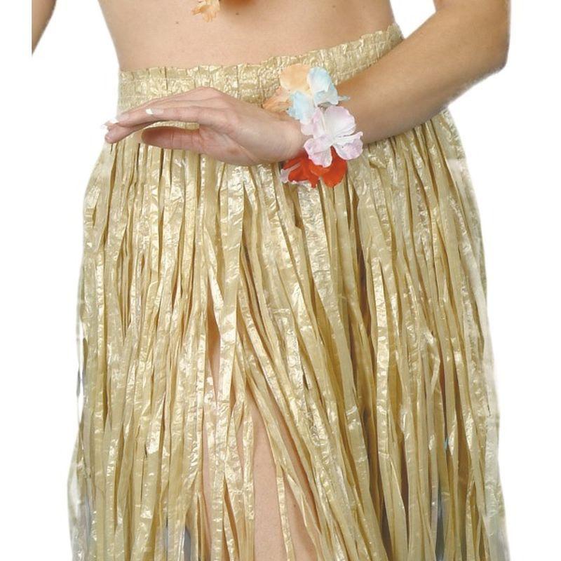 Hawaiian Hula Skirt Adult Yellow_1