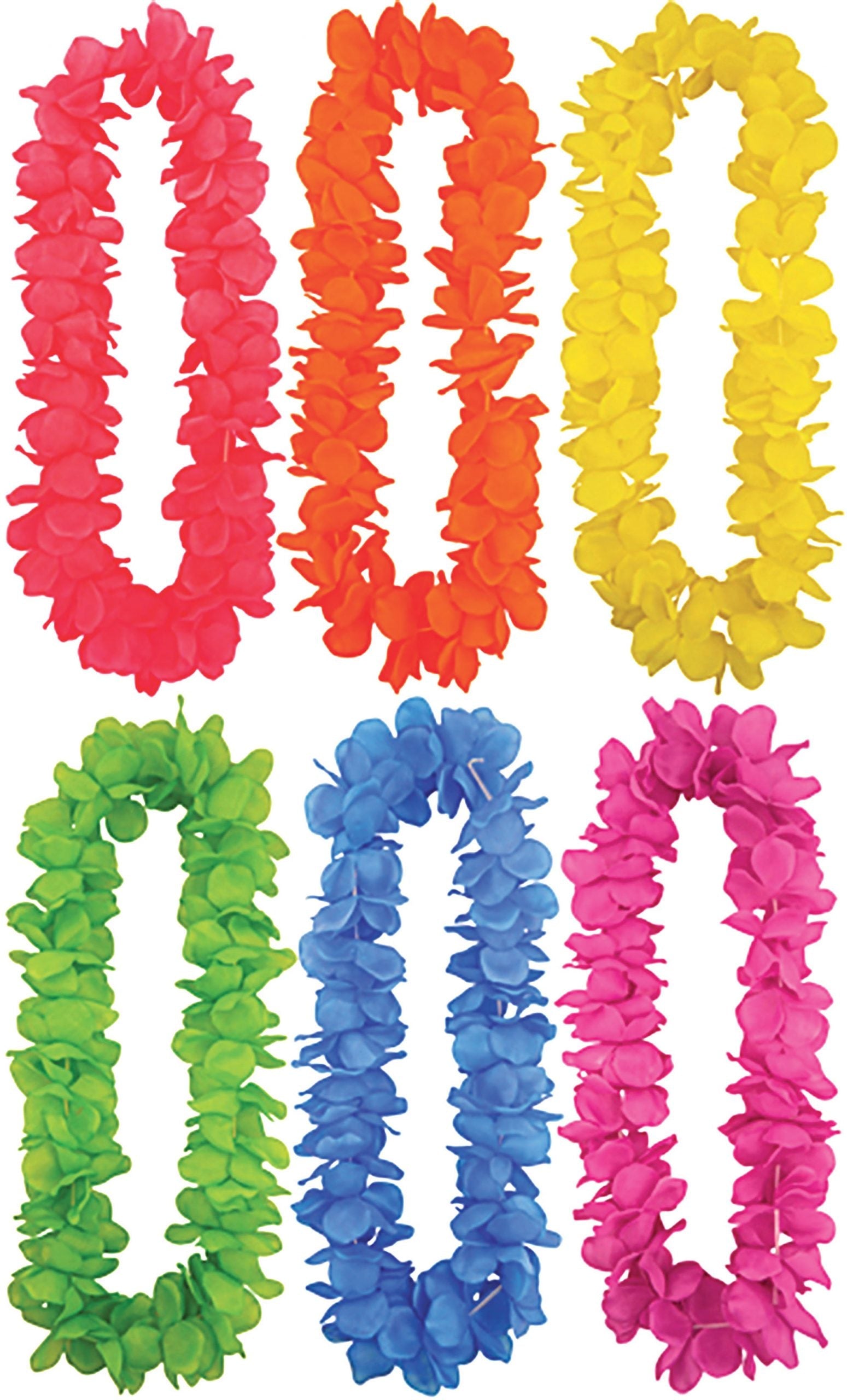 Hawaiian Leis Assorted Colours 100cm 1