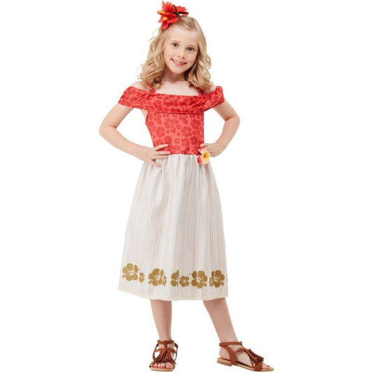 Hawaiian Princess Costume Child Red 1