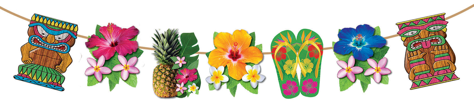 Hawaiian Printed Garland 1