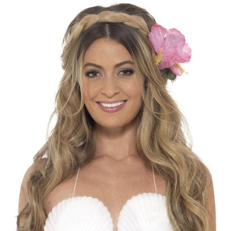 Hawaiian Seashell Bra Adult White 1